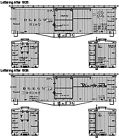 Sjd315 Rgw Railroad Series Decal 1 3000 Set Narrow Box Car Gauge 2n3 30