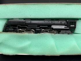 6130 Rivarossi 010023015969 Vtg Southern Pacific N 4-6-6-4 Challenger Steam Locomotive With Box
