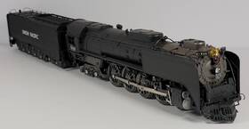 Rivarossi 010023054296 Ho Scale Union Pacific 4-8-4 Fef Steam Locomotive #844 #5429 Read
