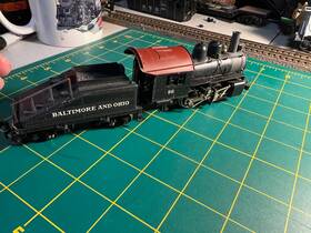 5074 Rivarossi 0-4-0 C 16a As Baltimore And Ohio #96 Vintage Ho Scale Runs Great