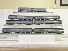 5095-02 Rivarossi Ho 4-6-4 Nyc-hudson Steam Locomotive #5446 Six Passenger Cars
