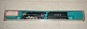 3424 Rivarossi 9198 Santa Fe At&sf 4-6-2 Heavy Pacific Locomotive #3424 N Scale