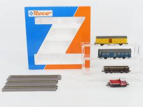 41081 Roco Ho Scale Db Deutsche Bahn Class 333 Diesel Loco With 3 Cars And Track