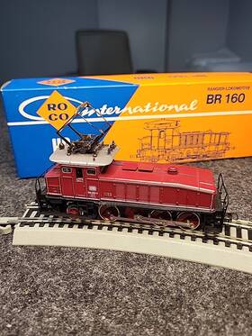 Ho-4129a Roco Ho Scale # 4129a Br 160 Electric Locomotive From Db Inmaculate Conditions