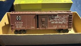 145385 Santa Fe Ho Scale Boxcar Atsf The Grand Canyon Line 40ft Model