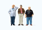 63098 Scale Three Men Figures 32 1 Puzzled Preiser Clueless