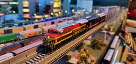 Sxt30861 Scale Trains N Ge Teir 4 Gevo Kcs #5022 Dcc/sound With Rolling Stock
