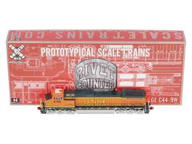 Sxt32549 Scale Trains N Bn Ge C44-9w Diesel Locomotive #4158 Ln/box