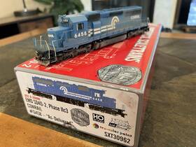 Sxt30962 Scaletrains.com Contrail #6458 Professionally Weathered Ho Sd40-2 Dcc Sound