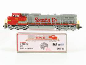 Sxt31465 Scaletrains.com N Atsf Inch Warbonnet Ge C44-9w Diesel #662 With Dcc And Sound