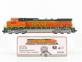 Sxt31483 Scaletrains.com N Scale Bnsf Railway C44-9w Diesel #4313 With Dcc And Sound