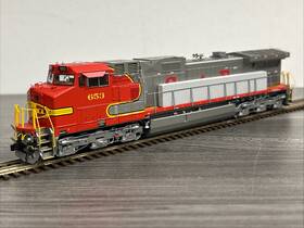 Sxt31311 Scaletrains Ho Scale Ge C44-9w Locomotive Santa Fe #653 Pre-owned