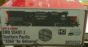 Sxt32532 Scaletrains Scale Trains Ho Southern Pacific Sp Emd Sd40t-2 #8360 As-blt Dcc-esu Lok Snd Sxt32532 Scaletrains Scale Trains Ho Southern Pacific Sp Emd Sd40t-2 #8360 As-blt Dcc-esu Lok Snd