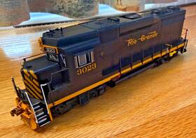 Sxt33372 Scaletrains Ho Rio Grande Gp30 Phase Id Small Lettering Road Number 3023