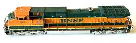 Sxt38677 Scaletrains N Scale C44-9w Bnsf #987 Esu Dcc And Sound Rivet Counter