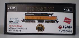 Sxt70014 Scaletrains Ho Sdl39 Locomotive Milwaukee Road 583 Dcc Sound