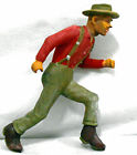 Fgglog03 Setter 1 Lumberjack Railroad Chock Figure Painted 20.3 Model