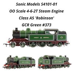 S4101-01 Sonic Models Oo Gcr/green Class A5 Ftrobinsonft 4-6-2t Steam Engine #373