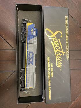 8-40cw Spectrum 022899860114 Bachmann 86011 Ho Scale Csx Ge Dash Wide Cab Diesel Locomoitve #7664
