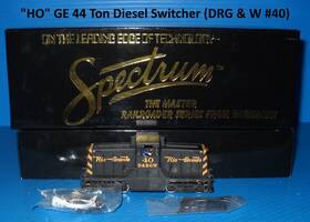 Spectrum 80029 #80029 Ho Ge 44 Ton Diesel Switcher D And Rgw #40 Rio Grande - See Pics