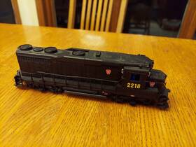 82014 Spectrum Bachmann Ho Scale Pennsylvania Railroad Gp30 Diesel Engine #2218