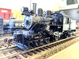 82801 Spectrum Bachmann L K Lnib Ho Inch Class-b 2-truck Climax Unlettered Dcc-ready C