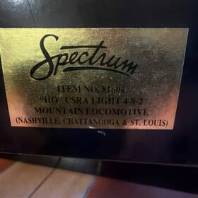 R1044 Spectrum Ho New Haven Usra Light 4-8-2 Steam Locomotive And Tender