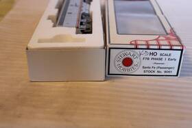 9061 Stewart Ho Scale F7b Phase 1 Early Diesel Loco Santa Fe Silver No # - Kd