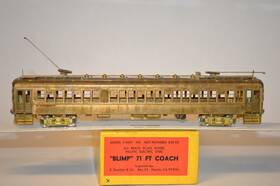 Suydam #400t Ho Brass Pacific Electric Ftblimpft Non-powered Trailer /orion 1970 Xlnt