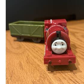 3140wc Thomas & Friends And Working Skarloey Trackmaster Train With Green Cargo R9226