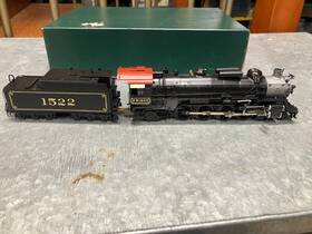 22814 Toby Brass Ho Frisco 1522 4-8-2 Custom Paint Steam Excursion Loco With Oil Tender