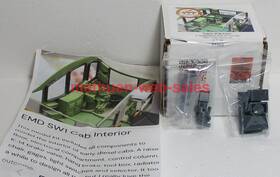 51005 Train Kitchen O-scale Sw-1 Cab Interior Kit 3d Central