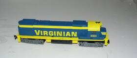 C-430 Tyco 063129030629 Used Ho Scale Diesel Locomotive Virginian #4301 Work Great Plus Light