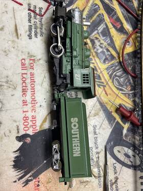 Tyco 20616 Mantua Ho Southern 0-4-0 Steam Loco And Tender 27 As Is For Parts