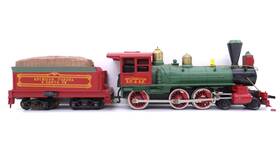 Tyco 233b 2000 Ho Scale Santa Fe Atsf Ten Wheeler 4-6-0 Steam Locomotive Engine Train Read