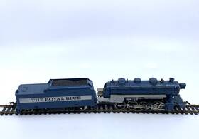 245-2 Tyco 245.2 Royal Blue 2-8-0 Steam Locomotive And Tender Ho Hong Kong Parts/repair