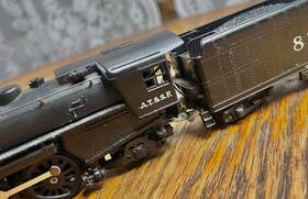 53202 Tyco Vintage Modeltronics Ho Scale Pacific 2-8-4 Locomotive And Tender Potomac Valley