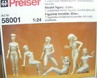 58001 Unpainted Eve Figure Female Scale 24 Preiser " 1 Kit