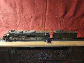 3374 Us Hobbies Mth 4-8-8-4 Big Boy Steam Locomotive And Tender . All Brass Unpainted