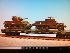 R1770 Usa Trains Scale Usmc Flat Car With Lee Half Track R1770 Usa Trains Scale Usmc Flat Car With Lee Half Track