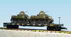 R1771 Usa Trains Scale Us Marine Corps Flat Car With Tanks R1771 Usa Trains Scale Us Marine Corps Flat Car With Tanks