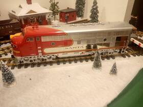 R22387 Usa Trains Sante Fe F-7 A Diesel Locomotive