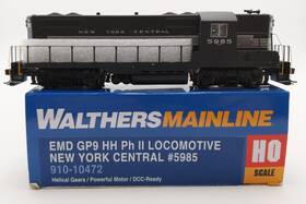 910-10472 Walthers Ho Nyc Emd Gp9 Ph Ii Diesel Locomotive #5985 Ln/box