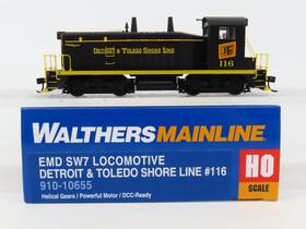 910-10655 Walthers Ho Scale Mainline Dts Railway Sw7 Diesel Locomotive #116