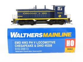 910-20613 Walthers Ho Mainline C&o Emd Nw2 Ph. V Diesel #5208 With Dcc And Sound