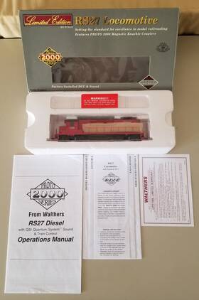 920-31356 Walthers Proto 2000 Ho Rs27 Locomotive With Dcc And Sound