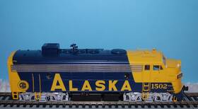 920-40711 Walthers Emd F7a- Alaska Railroad #1502 Locomotive Tsunami Sound And Dcc