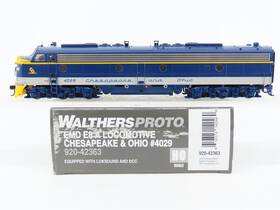 920-42363 Walthers Ho Proto C&o Chesapeake And Ohio E8a Diesel #4029 With Dcc Sound