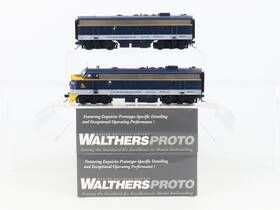 920-42546 Walthers Ho Proto C&o Emd Fp7/f7b Diesel Set #8004/8503 With Dcc And Sound