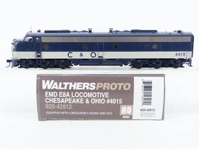 920-42912 Walthers Ho Proto C&o Chesapeake And Ohio E8a Diesel #4015 With Dcc Sound